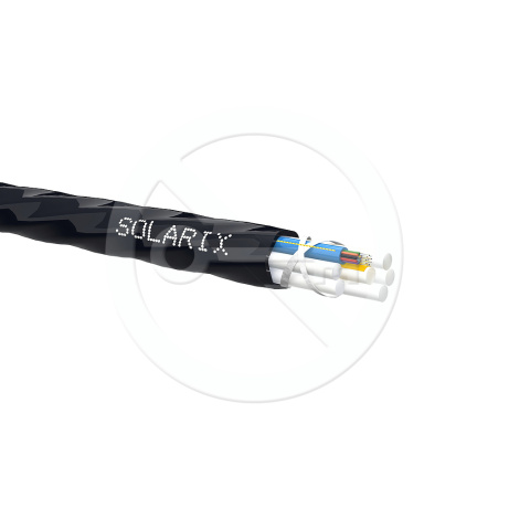 Zafukovací kabel Micro 12vl 9/125 HDPE Fca černý