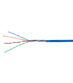 Kabel U/UTP Cat5e AWG24 PVC Eca modrý 305m