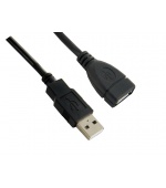 4World Kabel USB 2.0 AM-AF 1.8m Black
