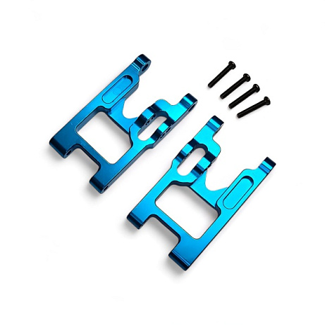 Kovová přední ramena pro model Across- modré (2 ks)