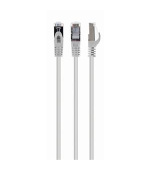 Gembird S/FTP Cat 6A propojovací kabel LSZH, bílý, 10m