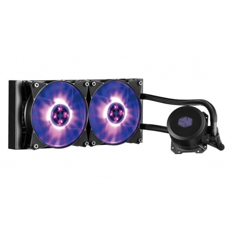 vodní chladič Cooler Master MasterLiquid ML240L RGB, univ. socket, 240mm PWM fan