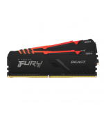 Kingston FURY Beast/DDR4/16GB/3600MHz/CL17/2x8GB/RGB/Black
