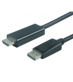 PremiumCord DisplayPort na HDMI kabel 5m M/M