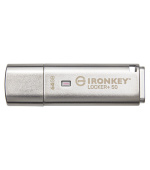 Kingston IronKey Locker+ 50/64GB/USB 3.1/USB-A/Stříbrná