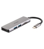 D-Link 5-in-1 USB-C Hub with HDMI and SD/microSD Card Reader