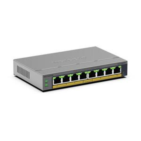 Netgear 8PT GIGABIT UNMANAGEABLE PLUS SWITCH W/ POE+
