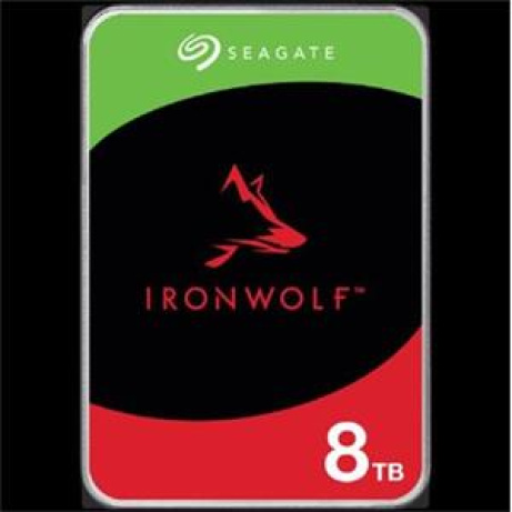 Seagate IronWolf, NAS HDD, 8TB, 3.5", SATAIII, 256MB cache, 5.400RPM