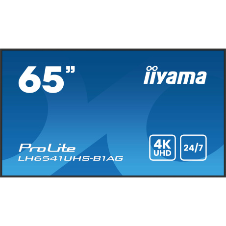 65" iiyama LH6541UHS-B1AG:VA,4K UHD,24/7