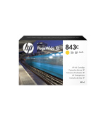 HP 843C ink. PageWide, 400 ml - žlutá
