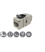 Rychlozařezávací keystone Solarix CAT6 STP SXKJ-6-STP-BK-NA