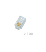 DATACOM Plug UTP CAT3 4p4c- RJ10 lanko - 100 pack