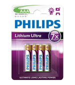Philips baterie AAA Ultra lithium - 4ks
