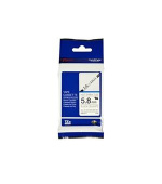 Brother - HSE-211E, bužírka bílá / černá (5,2 mm)