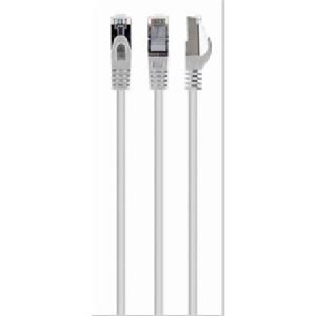 GEMBIRD Patch kabel S/FTP Cat. 6A LSZH, bílý, 3 m