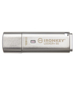 Kingston IronKey Locker+ 50/128GB/USB 3.1/USB-A/Stříbrná