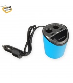 WE auto adaptér CUP 2x USB, 2x CS 5V 9.6A