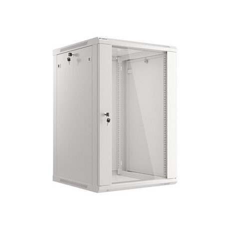 LANBERG 19" RACKOVÁ SKŘÍŇ PRO MONTÁŽ NA STĚNU 18U/600X600 (FLAT PACK) ŠEDÁ V2