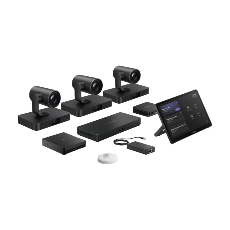 Yealink MVC S98-C5U-004, Microsoft Teams pro extra velké zased. prostory, 3x kamera, dotykový panel