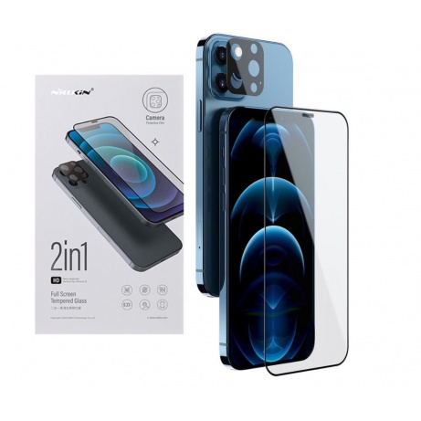 Nillkin 2v1 HD Full Screen Tvrzené Sklo pro iPhone 12 Pro 6.1