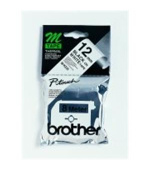 Brother - M-K231BZ, bílá/černá (12mm, nelaminovaná)
