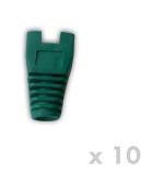 DATACOM Návlek pro plug RJ45 s výřezem zelený (10ks)