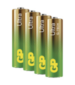 GP Alkalická baterie ULTRA AA (LR6) - 4ks