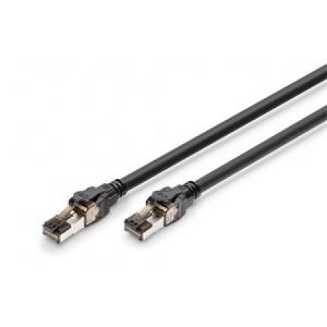 Digitus CAT 8.1 S-FTP patch kabel, Cu, LSZH AWG 24/7, 1 m, černá