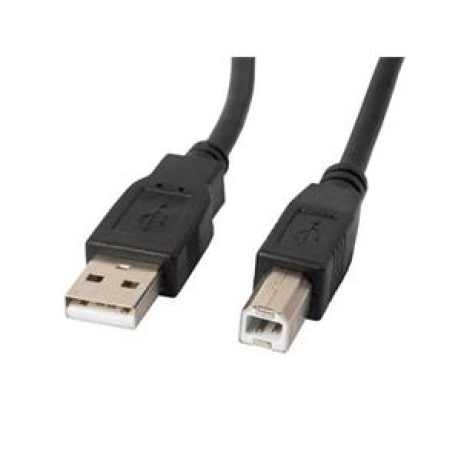 LANBERG KABEL USB-A(M)->USB-B(M) 2.0 1,8 M ČERNÝ