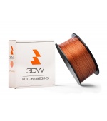 3DW - PLA filament 1,75mm měděná, 0,5 kg, tisk 190-210°C