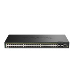 D-Link DGS-1530-52P/E 48 Ports GE PoE(30W) + 4 Ports 10G SFP+ Smart Managed Switch, 370W