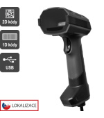 Virtuos HT-857 - CCD 2D průmyslová čtečka, USB, tmavě šedá