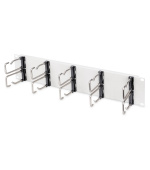 DIGITUS Panel pro správu kabelů s ocelovými kroužky pro skříně 482,6 mm (19 "), 2U
