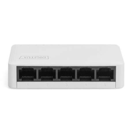 DIGITUS Gigabit Ethernet Switch 5-port, unmanaged, Desktop