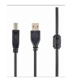 GEMBIRD Kabel USB A-B 1,8m 2.0 HQ s ferritovým jádrem