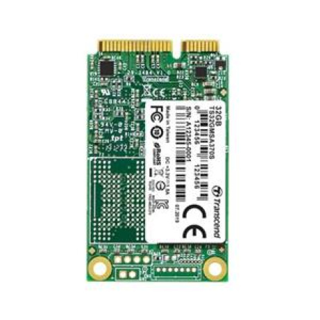 TRANSCEND MSA370S 16GB SSD disk mSATA, SATA III 6Gb/s (MLC), 280MB/s R, 50MB/s W