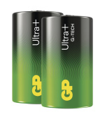 GP Alkalická baterie ULTRA PLUS D (LR20) - 2ks