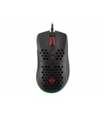 Genesis herní optická myš KRYPTON 550/RGB/Herní/Optická/Pro praváky/8 000 DPI/Drátová USB/Černá