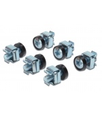 PremiumCord Sada montážní do racku ,4x šroub M6, 4x nut , 4x plastová podložka