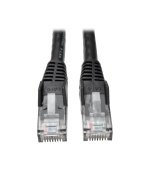 Ethernetový kabel Cat6 Gigabit Snagless Molded (UTP) (RJ45 Samec/Samec), černá, 4.57m