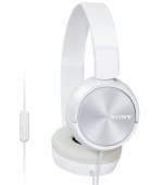SONY sluchátka MDR-ZX310AP, handsfree, bílé
