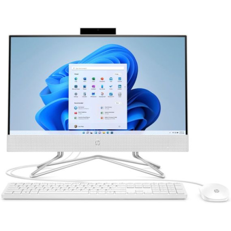 HP AIO 24-cr0002nc/24'' IPS FHD AG/Ryzen 5 7520U/16GB LP/512GB SSD/AMD Graphics/5xUSB/1xHDMI/RJ45/90W/2y/WIN 11 Home/Whi