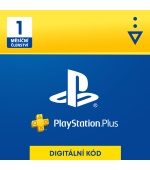 ESD CZ - PLAYSTATION PLUS 1 MĚSÍC - DÁRKOVÁ KARTA