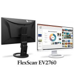 EIZO 27" EV2760-WT,IPS, 2560 x 1440,350 cd/m2,1000:1,5 ms, Ultra Slim, 2x DP, HDMI,DVI, USB, bílý
