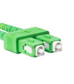 LANBERG optický patch cord SM LC/UPC-SC/APC duplex 2m LSZH G657A1 průměr 3mm žlutá
