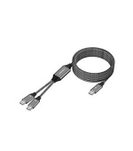 PremiumCord USB-C Inteligentní rychlo nabíjecí kabel s chytrým rozdělením výkonů 1m