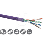 Instalační kabel Solarix CAT5E UTP LSOH Dca-s1,d2,a1 500m/box SXKD-5E-UTP-LSOH
