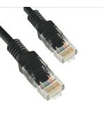 4World Patch kabel RJ45 Cat5e UTP 0.5m Black