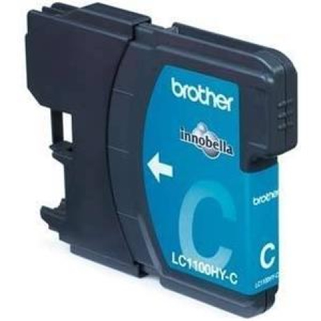 Brother LC-1100HY-C (ink. azurový, 750 str. @ 5%)