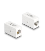 Delock Adaptér RJ45 samice na RJ45 samice Cat.6 UTP bílá